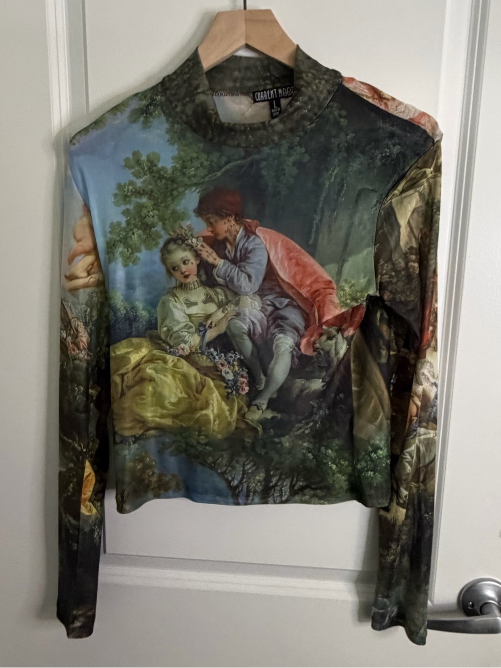 Dolls Kill Multicolor Classical Scene Long Sleeve Top